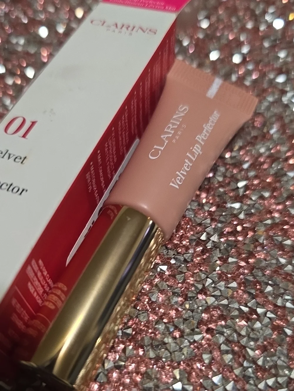 🧚‍♀️#VELVET NUDE Clarins MINI Velvet Lip Perfector NWT